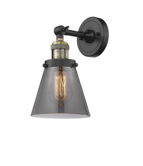 Sconces Single Glass by Innovations ( 405 | 203-BAB-G63-LED Franklin Restoration ) 