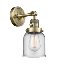 Sconces Single Glass by Innovations ( 405 | 203SW-AB-G52 Franklin Restoration ) 