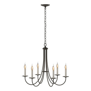 Mid. Chandeliers Candle by Hubbardton Forge ( 39 | 101160-SKT-07 Simple Lines ) 