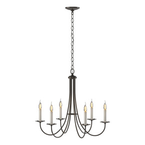 Mid. Chandeliers Candle by Hubbardton Forge ( 39 | 101160-SKT-14 Simple Lines ) 