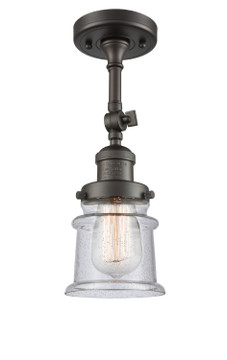 Semi-Flush Mts. Glass Down by Innovations ( 405 | 201F-OB-G184S-LED Franklin Restoration ) 