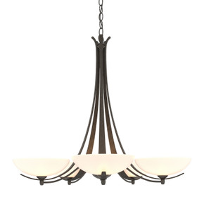 Mid. Chandeliers Glass Up by Hubbardton Forge ( 39 | 101261-SKT-07-GG0123 Aegis ) 