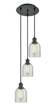 Mini Pendants 3 Light Cluster by Innovations ( 405 | 113B-3P-BK-G259 Ballston ) 