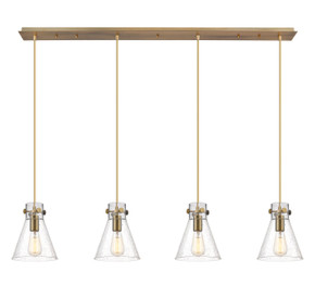 Linear/Island 4 Light + by Innovations ( 405 | 124-410-1PS-BB-G411-8SDY Downtown Urban ) 