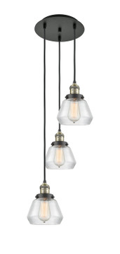 Mini Pendants 3 Light Cluster by Innovations ( 405 | 113F-3P-BAB-G172 Franklin Restoration ) 