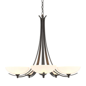 Mid. Chandeliers Glass Up by Hubbardton Forge ( 39 | 101261-SKT-14-GG0123 Aegis ) 