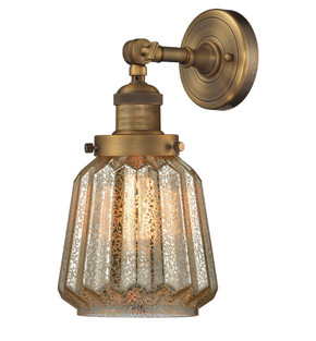 Sconces Single Glass by Innovations ( 405 | 203-BB-G146 Franklin Restoration ) 