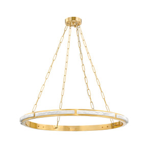 Mid. Chandeliers Ring/Halo by Hudson Valley ( 70 | 8136-AGB Wingate ) 