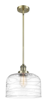 Mini Pendants Glass Down by Innovations ( 405 | 201S-AB-G713-L-LED Franklin Restoration ) 