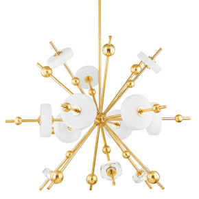 Large Chandeliers Starburst by Hudson Valley ( 70 | 8145-AGB Maynard ) 