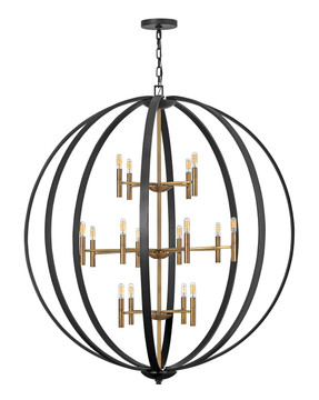 Foyer/Hall Lanterns Open Frame by Hinkley ( 13 | 3465SB Euclid ) 