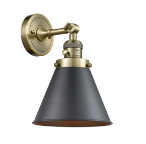 Sconces Directional/Cylinder by Innovations ( 405 | 203SW-AB-M13-BK-LED Franklin Restoration ) 
