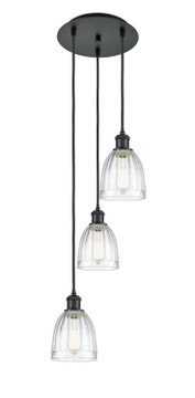 Mini Pendants 3 Light Cluster by Innovations ( 405 | 113B-3P-BK-G442 Ballston ) 