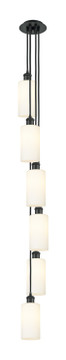 Pendants Multi-port/Cascade by Innovations ( 405 | 106B-6P-BK-G434-7WH Downtown Urban ) 