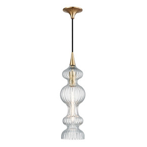Mini Pendants Cable by Hudson Valley ( 70 | 1600-AGB-CL Pomfret ) 