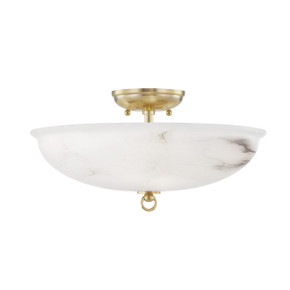 Semi-Flush Mts. Bowl Style by Hudson Valley ( 70 | MDS810-AGB Somerset ) 