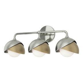 Bathroom Fixtures Three Lights by Hubbardton Forge ( 39 | 201375-SKT-85-84-GG0711 Brooklyn ) 