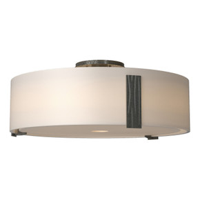 Semi-Flush Mts. Drum Shade by Hubbardton Forge ( 39 | 126751-SKT-20-GG0216 Impressions ) 