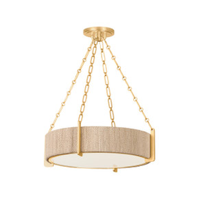 Pendants Drum Shade by Hudson Valley ( 70 | 1634-GL Quebec ) 