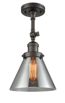 Semi-Flush Mts. Glass Down by Innovations ( 405 | 201F-OB-G43 Franklin Restoration ) 