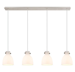 Linear/Island 4 Light + by Innovations ( 405 | 124-410-1PS-PN-G412-8WH Downtown Urban ) 