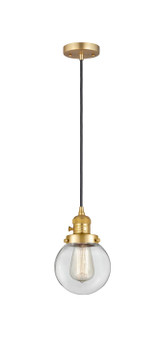 Mini Pendants Glass Down by Innovations ( 405 | 201CSW-SG-G202-6-LED Franklin Restoration ) 
