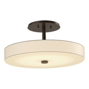 Semi-Flush Mts. Drum Shade by Hubbardton Forge ( 39 | 126803-LED-05-SH1971 Disq ) 