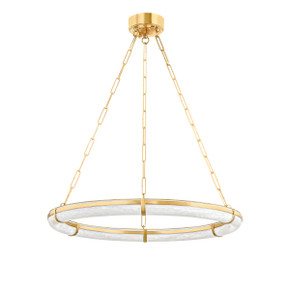 Mid. Chandeliers Ring/Halo by Hudson Valley ( 70 | 5130-AGB Sennett ) 