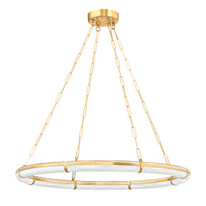 Large Chandeliers Ring/Halo by Hudson Valley ( 70 | 5142-AGB Sennett ) 