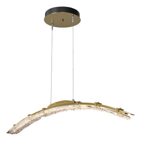 Linear/Island Geometric/Linear by Hubbardton Forge ( 39 | 137586-LED-STND-86-ZM0749 Glissade ) 