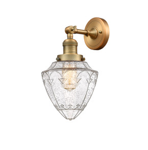 Sconces Single Glass by Innovations ( 405 | 203-BB-G664-7-LED Franklin Restoration ) 