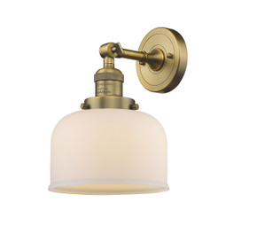 Sconces Single Glass by Innovations ( 405 | 203-BB-G71-LED Franklin Restoration ) 