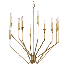 Mid. Chandeliers Candle by Hudson Valley ( 70 | 8510-AGB Archie ) 