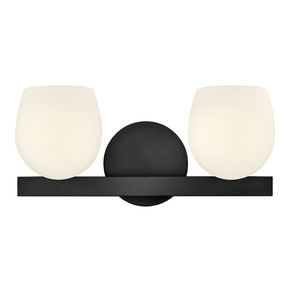 Bathroom Fixtures Two Lights by Hinkley ( 13 | 57022BK-LL Mae ) 