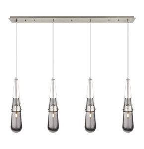Linear/Island 4 Light + by Innovations ( 405 | 124-452-1P-SN-G452-4SM Downtown Urban ) 