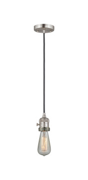 Mini Pendants Exposed Lamps by Innovations ( 405 | 201CSW-SN Franklin Restoration ) 