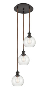 Mini Pendants 3 Light Cluster by Innovations ( 405 | 113B-3P-OB-G124-6 Ballston ) 