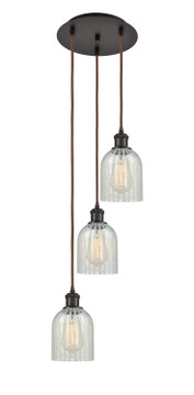 Mini Pendants 3 Light Cluster by Innovations ( 405 | 113B-3P-OB-G2511 Ballston ) 