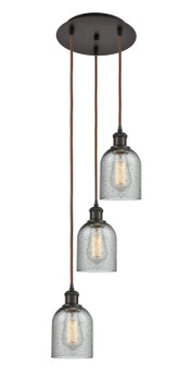 Mini Pendants 3 Light Cluster by Innovations ( 405 | 113B-3P-OB-G257 Ballston ) 