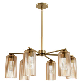 Mid. Chandeliers Glass Down by Hunter ( 47 | 13230 Beverly Glen ) 