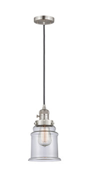 Mini Pendants Glass Down by Innovations ( 405 | 201CSW-SN-G182-LED Franklin Restoration ) 