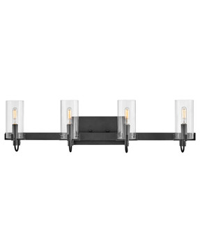 Bathroom Fixtures Four Lights by Hinkley ( 13 | 58064BK Ryden ) 