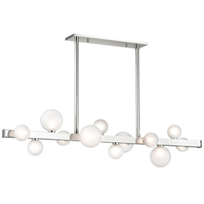 Linear/Island 4 Light + by Hudson Valley ( 70 | 8744-PN Mini Hinsdale ) 