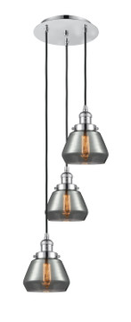 Mini Pendants 3 Light Cluster by Innovations ( 405 | 113F-3P-PC-G173 Franklin Restoration ) 