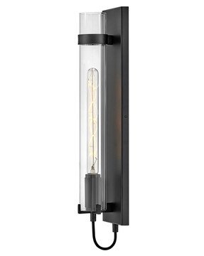 Sconces Single Glass by Hinkley ( 13 | 37852BK-LL Ryden ) 