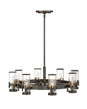 Mid. Chandeliers Glass Up by Hinkley ( 13 | 38106BX Reeve ) 