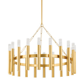Large Chandeliers Glass Shade by Hudson Valley ( 70 | 5742-AGB Pali ) 