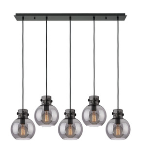 Linear/Island 4 Light + by Innovations ( 405 | 125-410-1PS-BK-G410-8SM Newton ) 