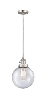 Mini Pendants Glass Down by Innovations ( 405 | 201CSW-SN-G204-8-LED Franklin Restoration ) 