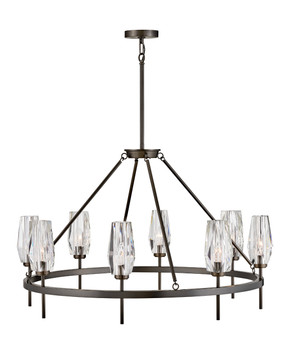 Mid. Chandeliers Glass Up by Hinkley ( 13 | 38258BX Ana ) 